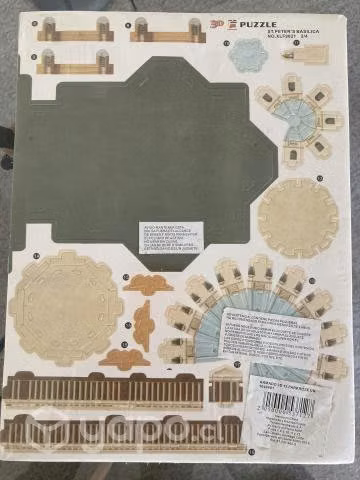Puzzle 3d basilica san pedro - Imagen 2