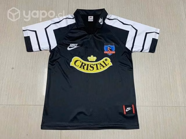 Camiseta retro ColoColo temporada 95 negra visita