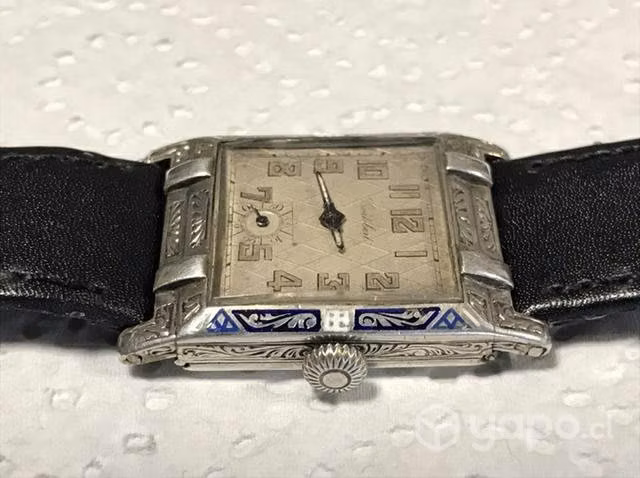 Maravilloso Reloj Cortebert A Cuerda De Plata