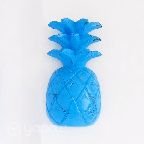 Deco mural piña azul Alt.20 cm