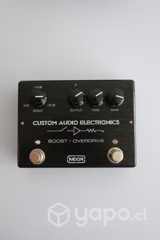 Overdrive / Boost MXR, custom audio electronics