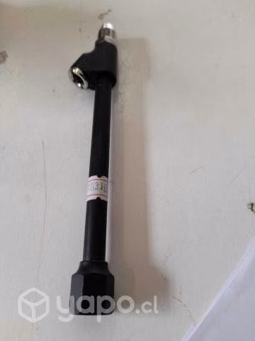 Inflador doble ac 402 7 recto negro 17 cm (14-258)