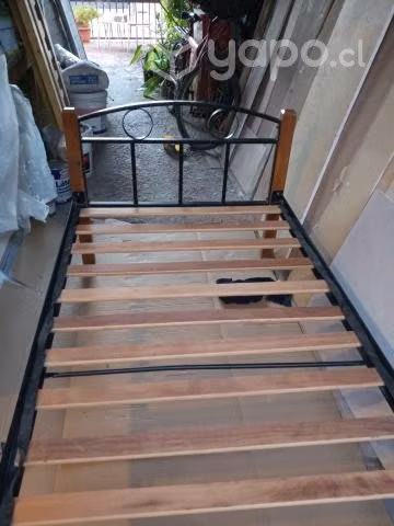 Cama de 1 plaza metalica - Imagen 2