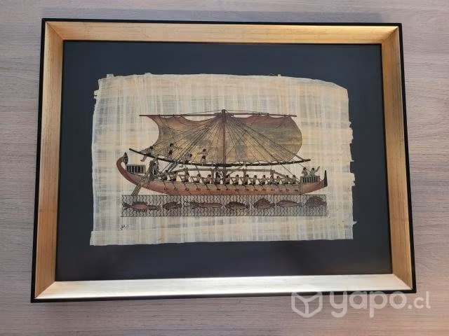 Cuadro De Papiro Original De Egipto