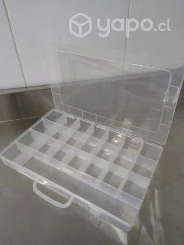 Caja contenedora organizadora de plástico 32x25cm