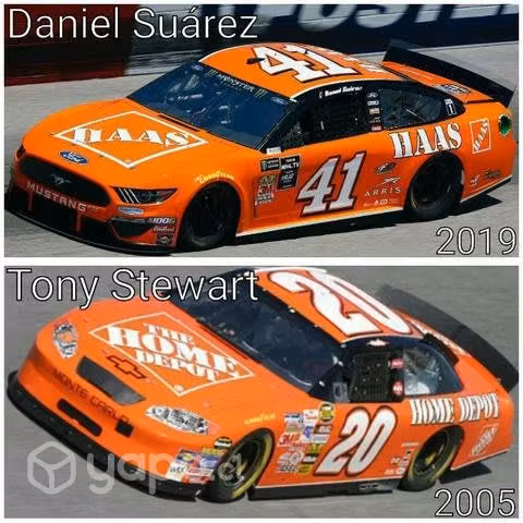 Pieza Original Auto NASCAR Daniel Suarez 2019