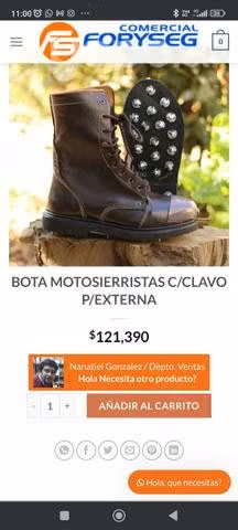 Botas forestal