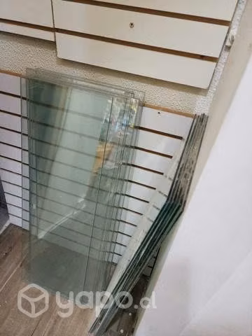 Lote repisas de vidrios