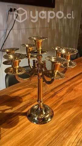 Candelabro Original Bronce Importado- Sinaisefer