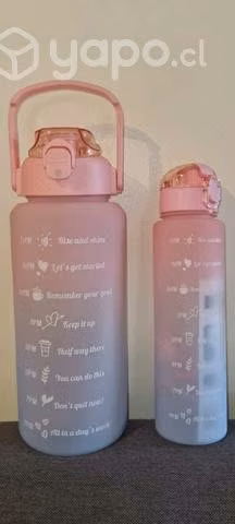 Botellas motivacionales dobles