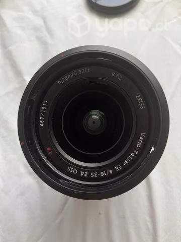 Gran Angular Sony Vario-Tessar® T* FE 16-35 mm F4