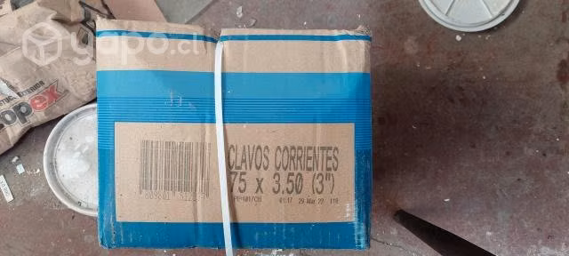 2 cajas de clavo 25 kilos