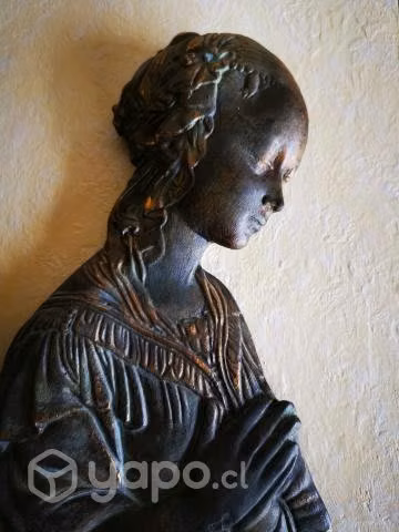 Cuadro Virgen - Madonna Estilo 1ª Mitad Siglo XV - Imagen 2