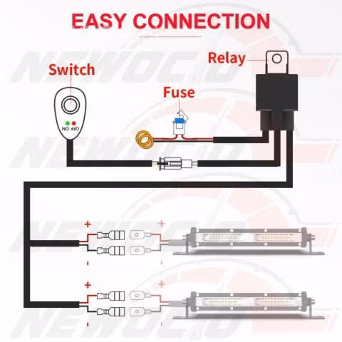 Ramal Cableado Interruptor Relay Fusible 2 Nebline