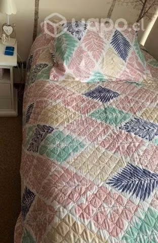 Cubrecama Quilt 1,5 plazas NUEVO - Imagen 2