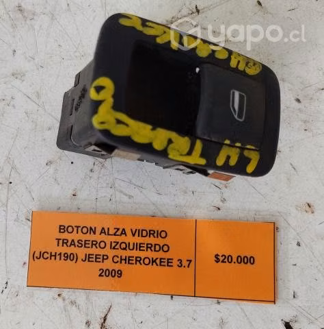 Boton Alza Vidrio Trasero Izquierdo (JCH190) Jeep