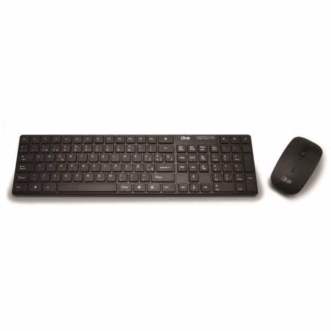 Combo teclado mouse inalambrico negro vivitar