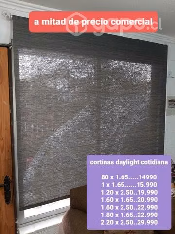 Cortinas roller marca Cotidiana
