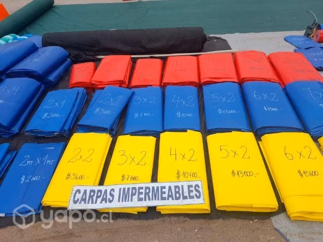 Carpas impermeables a medidas