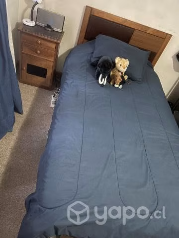 Cama plaza 1,5 Media Flex