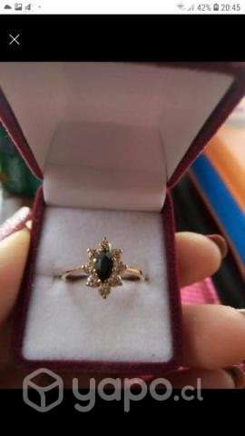 Anillo oro 18kil talla 14 - Imagen 3