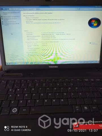 Notebook Toshiba C645 14"