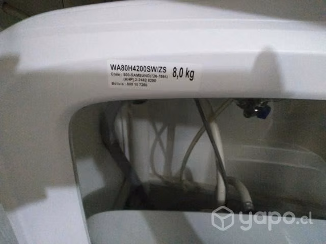Lavadora Samsung de 8kg seminueva