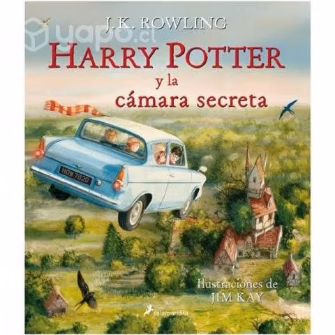 libro ilustrado de Harry Potter y la Cámara