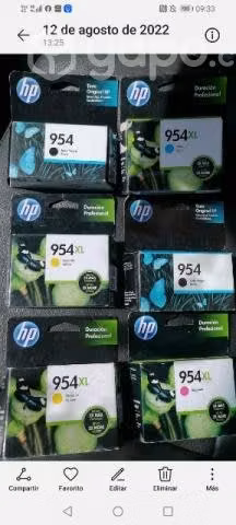 Tintas originales