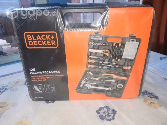 Set 125 Piezas Herramientas Manuales, BLACK+DECKER