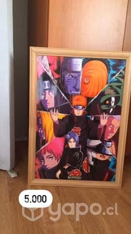 Cuadro con temática animé