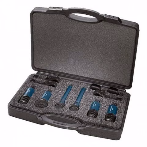 Microfonos batería audiotechnica kit set.