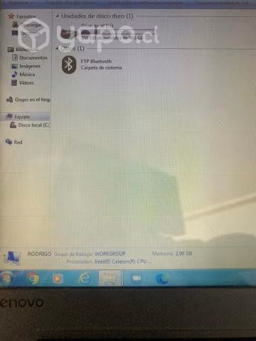 Notebook Lenovo, excelente estado, poco uso 5 años