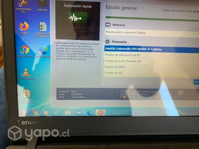 Notebook Lenovo, excelente estado, poco uso 5 años