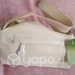 Cartera nueva Marca Marini beige