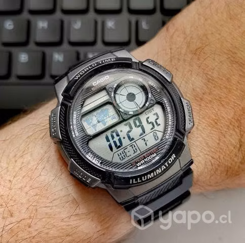 Reloj casio ae1000w-1ab sumergible nuevos