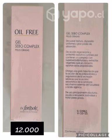 Gel Sebo Complex Oil-free