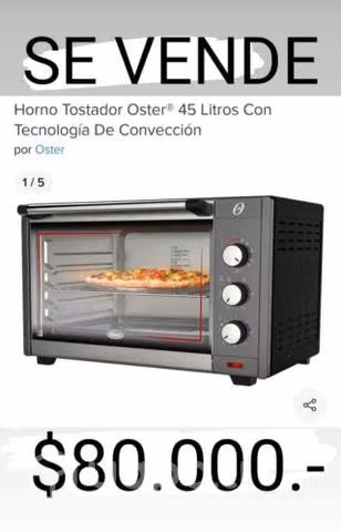 Horno Eléctrico Oster 45 litros