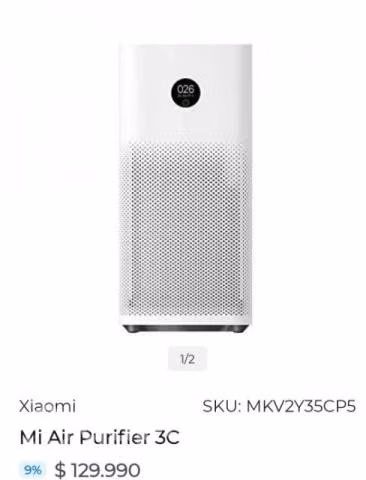 Purificador de aire Xiaomi Nuevo