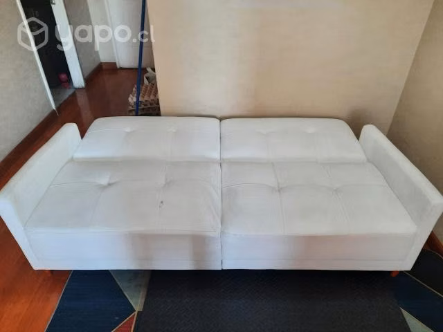 sofá cama blanco - Imagen 6