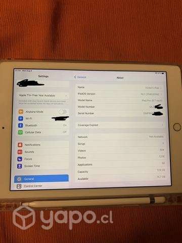 Apple iPad Pro 9.7, 128gb+4G + Apple Pencil 1 gen - Imagen 3