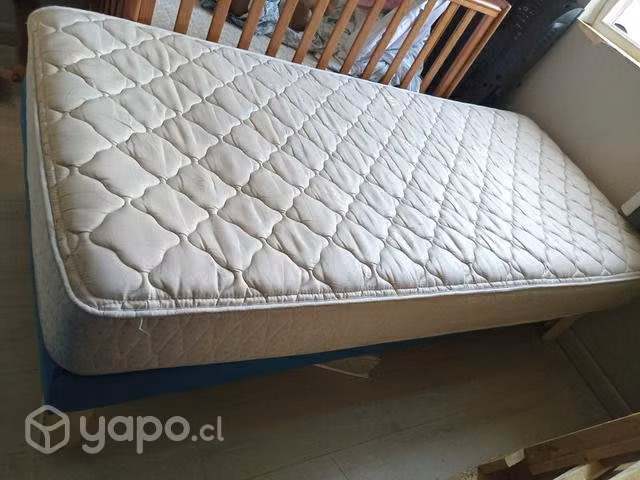 Cama más colchón una plaza