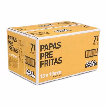 Papas 13x13 10 kilos global frozen