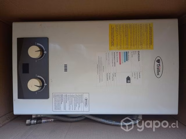 calefont de tiro abierto. Gas natural. 7 LT