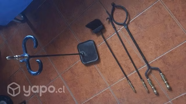 Antiguo Kit Para Chimeneas y Cocinas a Leña