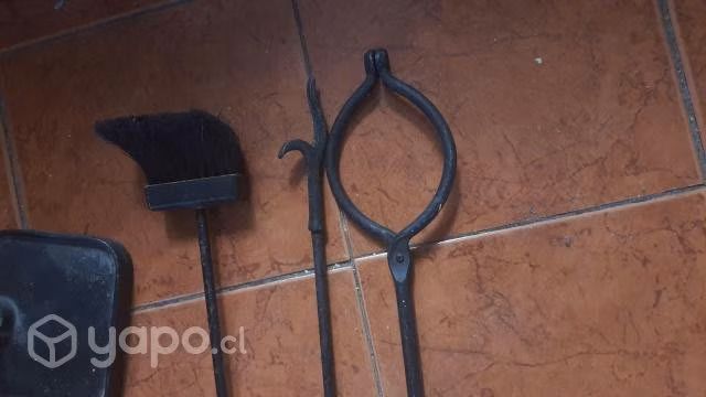 Antiguo Kit Para Chimeneas y Cocinas a Leña