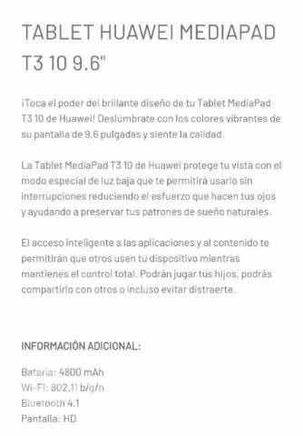 Tablet huawei mediapad