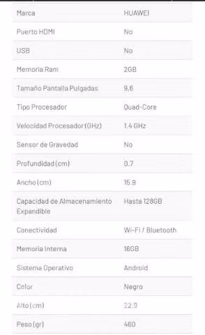 Tablet huawei mediapad