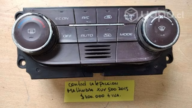 Control calefaccion Mahindra XUV 500 2015