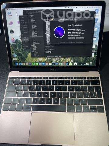Apple Macbook Retina 12 Pulgadas, 2017, Rose Gold - Imagen 5